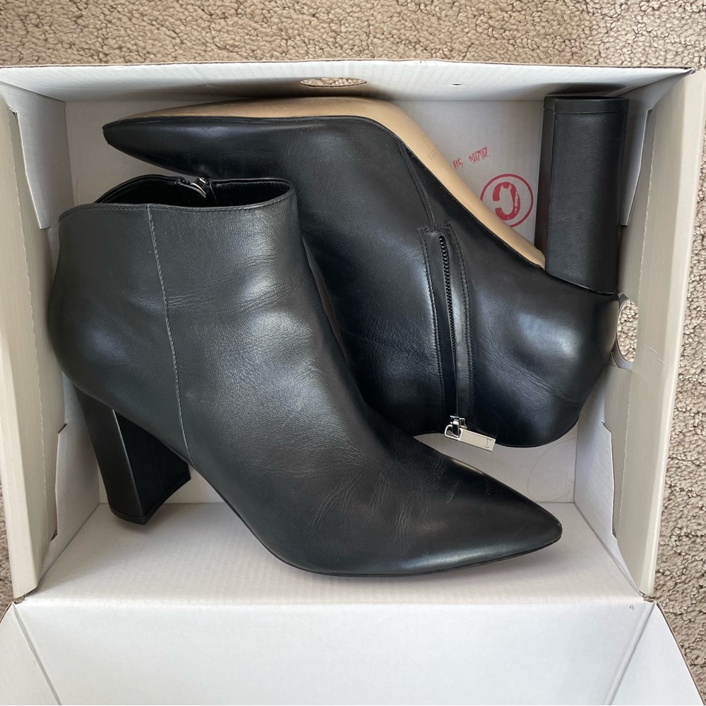 Marc Fisher Unno Black Bootie 7.5 - image 1